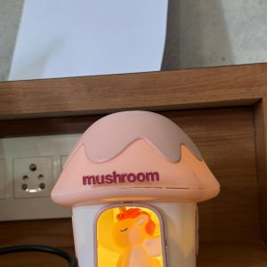 Cute Unicorn Mushroom House LED Night Lamp for Kids Bedroom Desk Decor