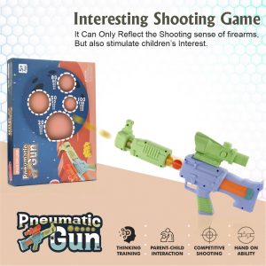 Aditi Toys Space Explorer Pneumatic Gun Include 12 Orange & 12 Yellow Soft Foam Ball