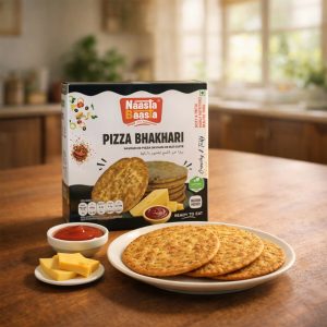 Naasta Baasta Pizza Bhakhari - Pizza Flavor & Crispy Ready to Eat Snack Delight (200 Gm)