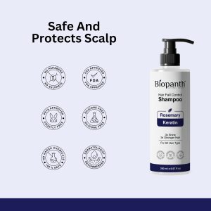 Biopanth Hair Fall Control Shampoo For Rosemary & Keratin (200 ml)