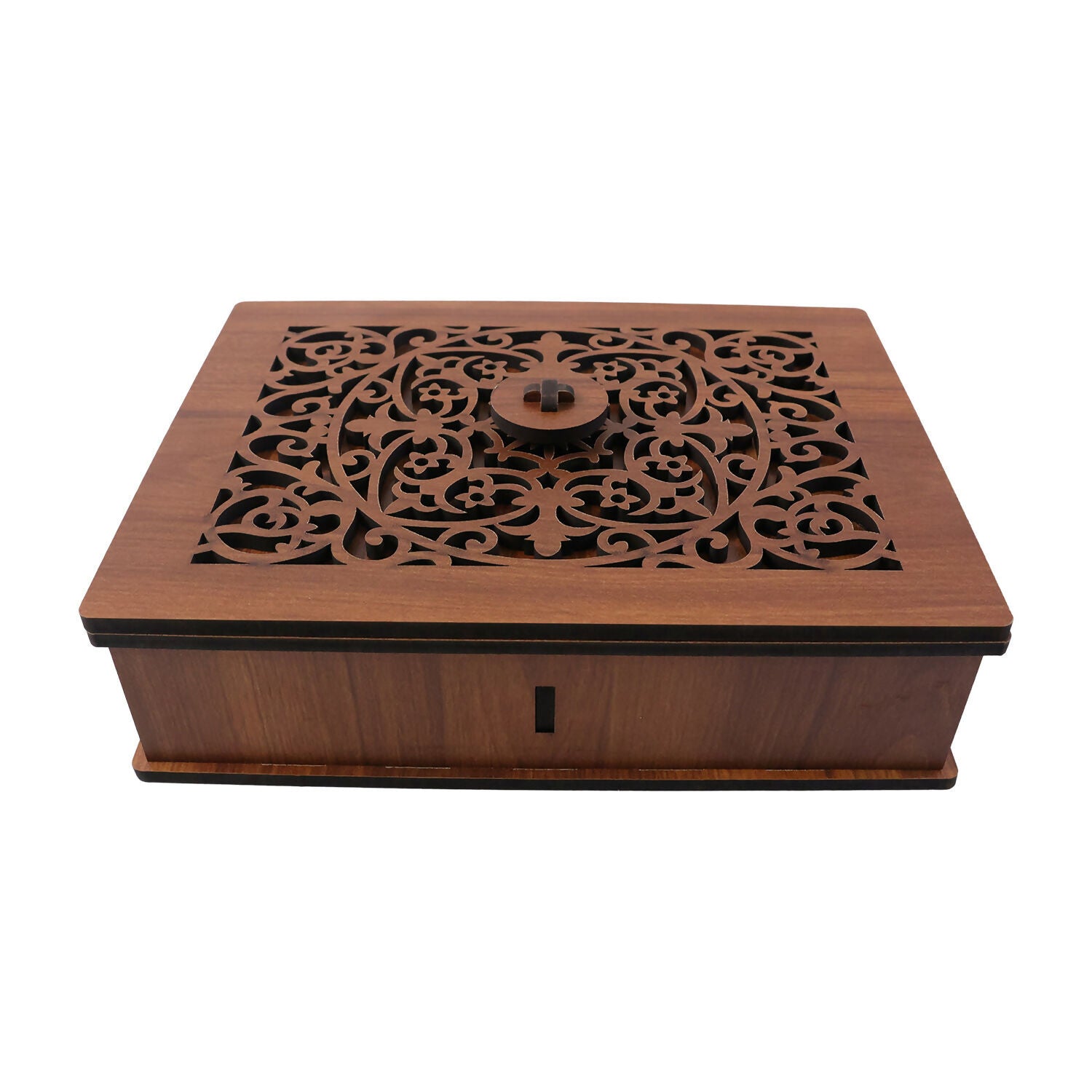 Premium Decorative Dry Fruit & Mukhwas Storage Box with 4 Compartments