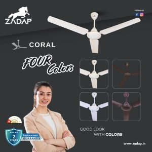 Zadap 1200mm 52W High Speed Ceiling Fan