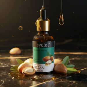 Eyelet Argan Essential Oil for Deep Hair Nourishment & Skin Moisturizing – 30ML