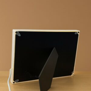 Romantic Dual Heart-Shape LED Light Photo Frame for Couple | Decorative Floral Wedding & Anniversary Picture Frame | USB Powered Warm Light Love Frame for Bedroom, Living Room & Gifting | Premium Couple Photo Display for Home Décor