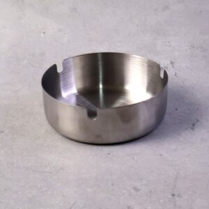 Round Tabletop Cigarette Ashtray with Multiple Rest Slots (1 Pc)