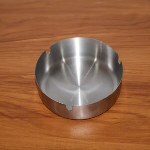 Round Tabletop Cigarette Ashtray with Multiple Rest Slots (1 Pc)