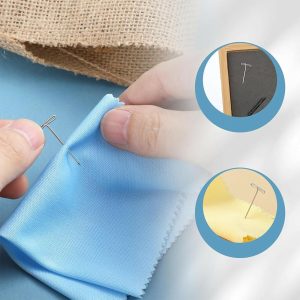 Aerotix Stainless Steel T Pin For Sewing & Craft Pins for Fabric, Notice Board, Office & Home Use (50Gm)