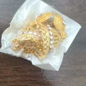 Designer Gold Tone Jhumki | Stylish Traditional Earrings for Girls