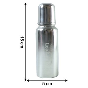 Stainless Steel Baby Feeding Bottle 200ML
