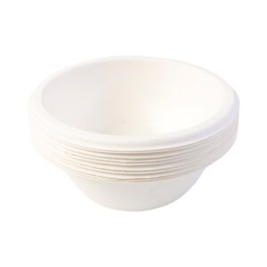 Freshee 180 ml Round Compostable Bagasse Bow (10 Pc)