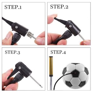 Stainless Steel Ball Pump Needle Pin Adapter (1 Pc)