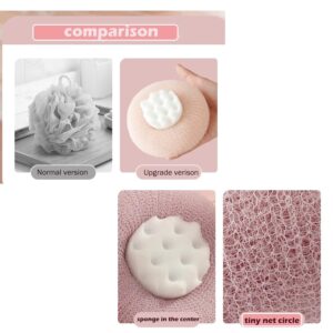 Premium Soft Exfoliating Round Bath Scrubber (1 Pc)