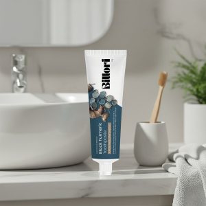 Black Turmeric Toothpaste with A Rare Herbal Innovation, First Time in Bharat (100 g)
