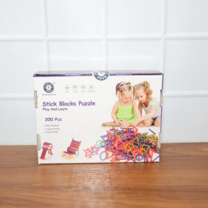 Aditi Creative Stick Building Set for Kids with Colorful Shapes & Connectors Kit