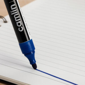 Camlin Bold-E Whiteboard Marker – Blue Color Bold Writing Refillable (Pack of 10)