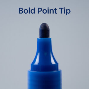 Camlin Bold-E Whiteboard Marker – Blue Color Bold Writing Refillable (Pack of 10)