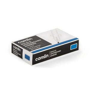 Camlin Bold-E Whiteboard Marker – Blue Color Bold Writing Refillable (Pack of 10)