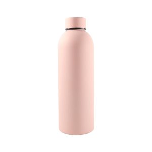Stainless Steel Double Wall Vacuum-Insulated Drink Water (Pink / 500 ML Approx)