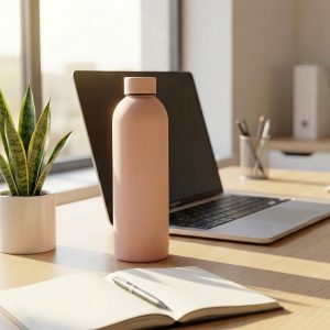 Customize Stainless Steel Double Wall Vacuum-Insulated Drink Water (Pink / 500 ML Approx)