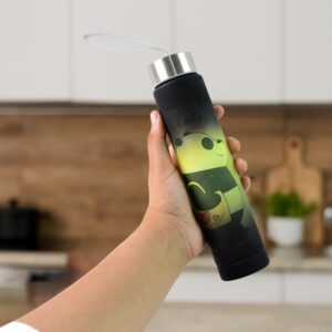 Cute Cartoon Printed Plastic Water Bottle (300 ML / 1 Pc)