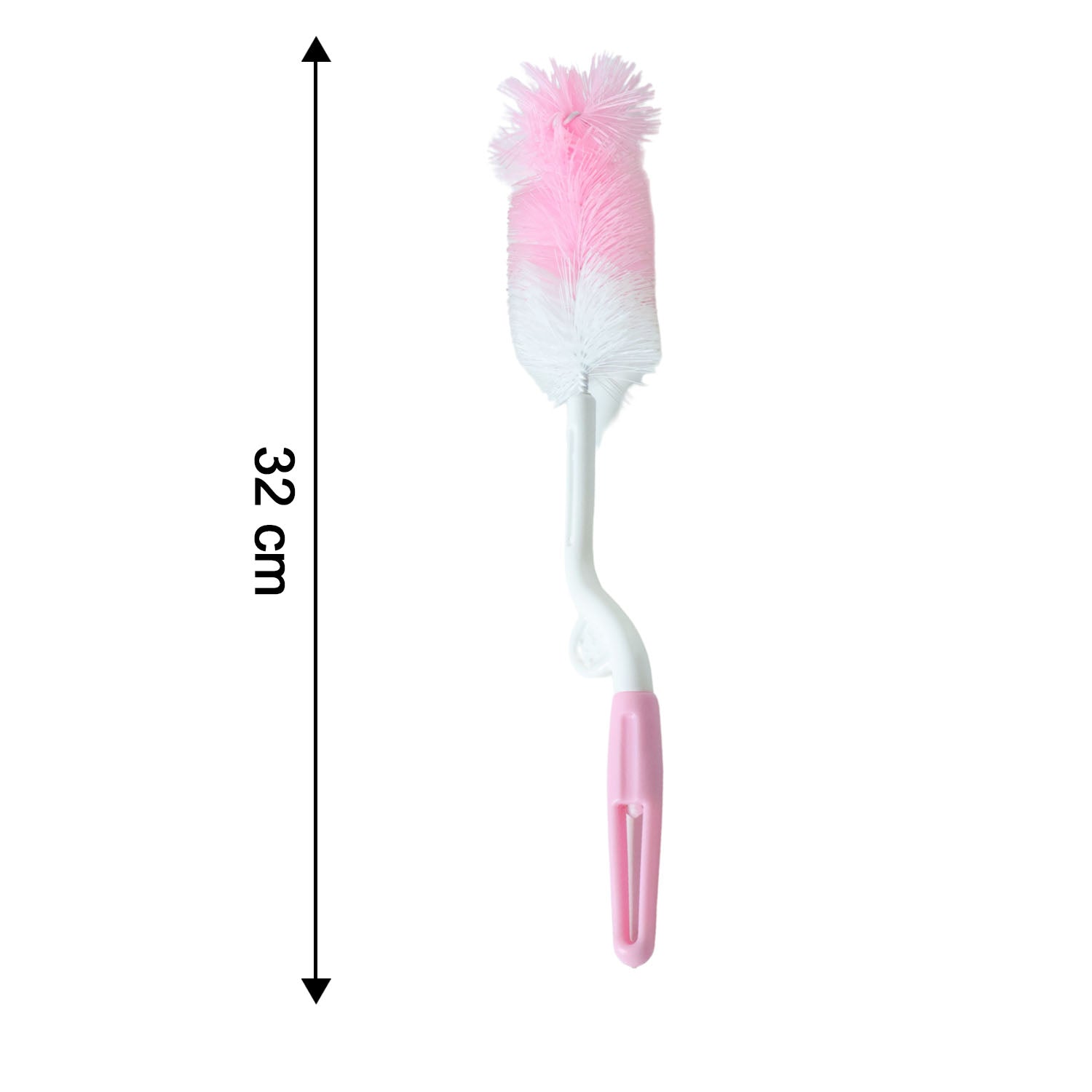 Bottle & Nipple Cleaning Brush with 360° Rotary Handle (1 Pc)