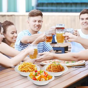 Vegnar Disposable Food Serving Bowl Set of 10 Pieces 360 ML Capacity