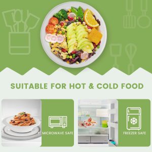 Vegnar Disposable Food Serving Bowl Set of 10 Pieces 360 ML Capacity