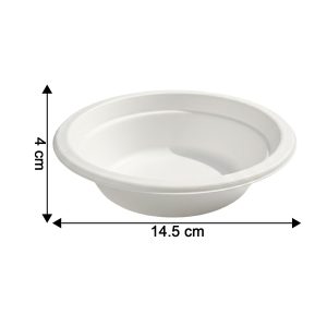 Vegnar Disposable Food Serving Bowl Set of 10 Pieces 360 ML Capacity