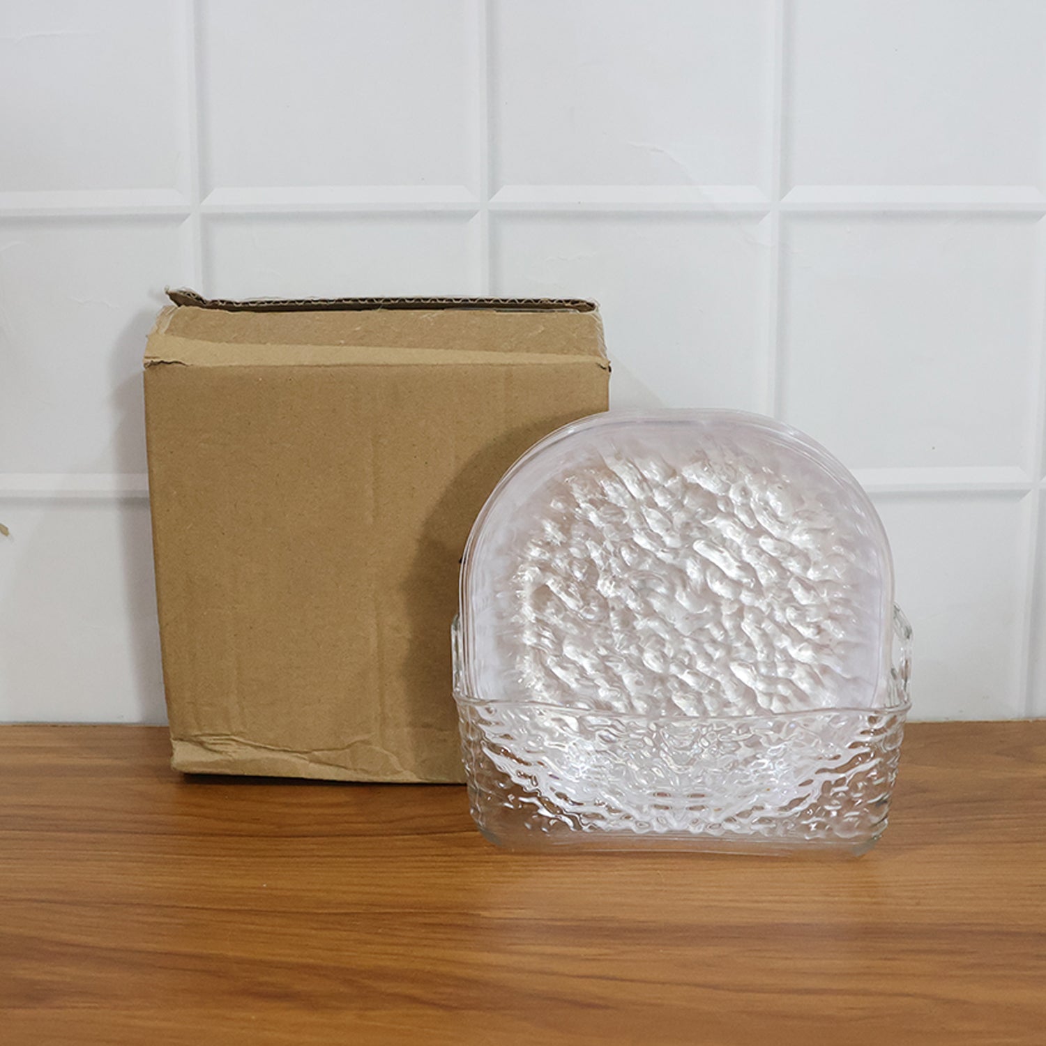 9-in-1 Crystal Glass Snack Serving Plates Set