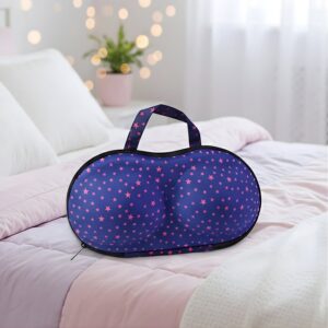 Premium Hard-Shell Bra & Lingerie Storage Travel Case (1 Pc)
