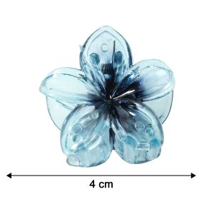 Elegant Floral Design Hair Clip (1 Piece, Mix Color)