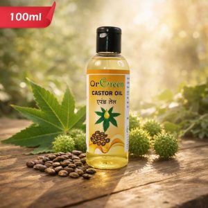 Castor Oil – 100% Pure Cold Pressed Natural Oil for Hair & Skin Care (100 Ml)
