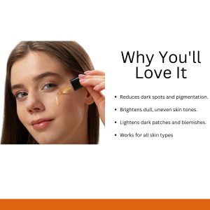 2% Kojic Acid Face Serum with Vitamin C for Dark Spots Glow All Skin Types (15 ml)