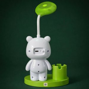 Panda LED Desk Lamp with Pen Holder Kids Study Table Lamp