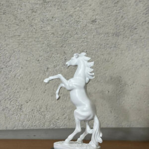 White Horse poly-resin Showpiece Statue for Home & Office Décor
