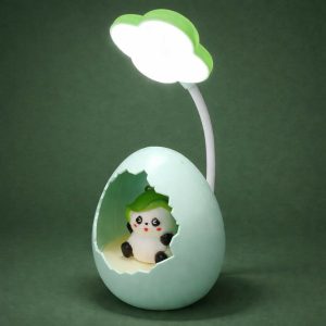 Cute Egg Panda LED Night Lamp with Cloud Light Desk Decor