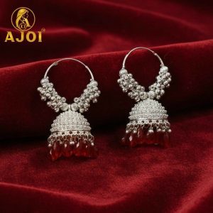 Classic Silver Red with Crimson Drops