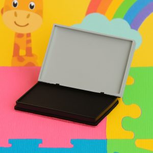 Camlin Deluxe Stamp Pad – Black Ink for Clear Impressions