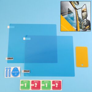 Mirror Protection Film Set (2-Piece, 20×18 CM)