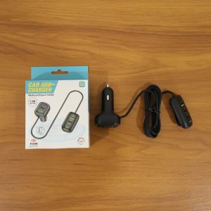 RGB Breathing Light Multi Port Car USB Charger (1 Set, 1.5M)