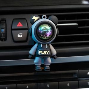 Cute Astronaut Car Air Freshener with Vent Clip (1 Set)