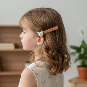 Cute Character Decorative Hair Clip Set (4 Pc)