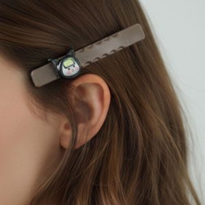 Cute Character Decorative Hair Clip Set (4 Pc)