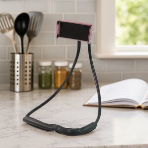 Neck Phone Holder & Desktop Lazy Stand - (1 Pc)