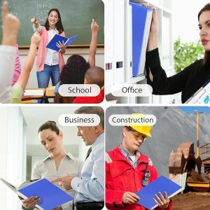 Aerotix A4 2-D Ring Binder File Folder with Inside Pocket for School, Office