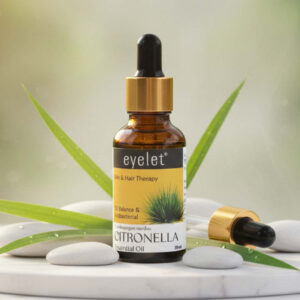 Eyelet Citronella Essential Oil (30 ML) – Natural Aromatherapy for Skin & Hair Care
