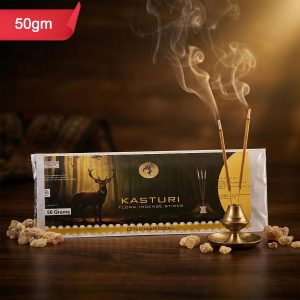 Kasturi Flora Pure Incense Sticks Musk & Floral Blend for Home, Meditation