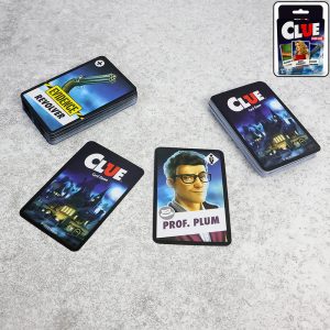 Clue Card Game Mystery Detective Game of Who, Where & With What
