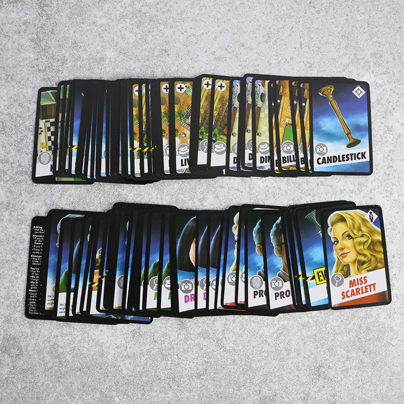 Clue Card Game Mystery Detective Game of Who, Where & With What - Image 2