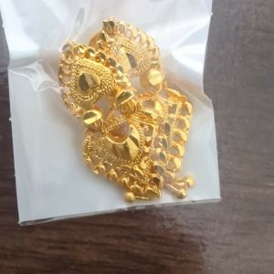 Fashionable Gold Tone Jhumki | Traditional & Modern Fusion Earrings